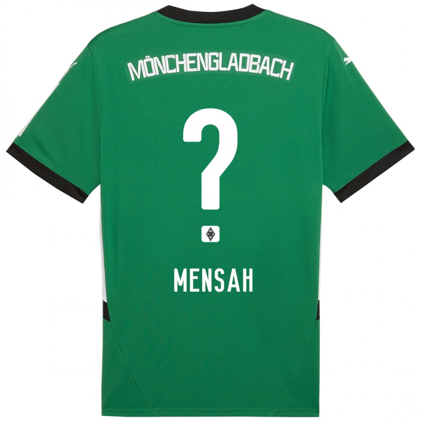 Enfant Maillot Franklin Opoku-Mensah #0 Vert Blanc Tenues Extérieur 2024/25 T-Shirt Suisse