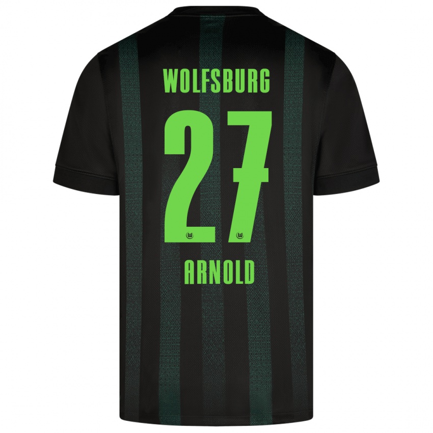 Kinder Maximilian Arnold #27 Dunkelgrün Auswärtstrikot Trikot 2024/25 T-Shirt Schweiz