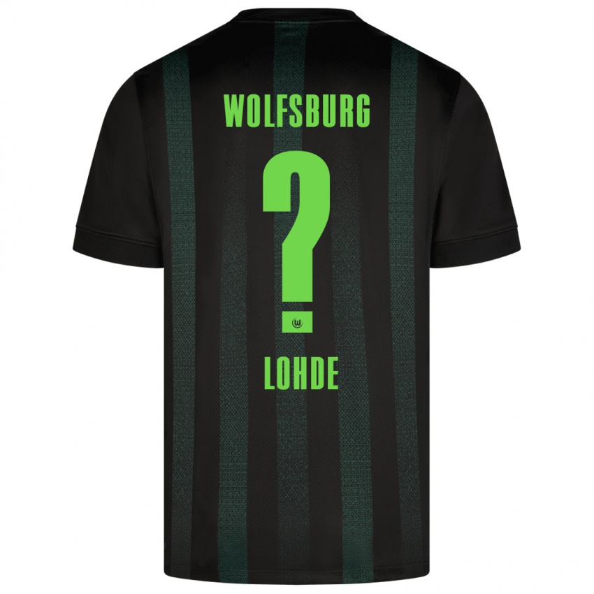 Kinder Sven Lohde #0 Dunkelgrün Auswärtstrikot Trikot 2024/25 T-Shirt Schweiz