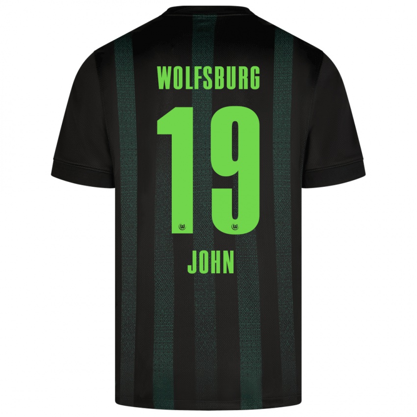 Kinder Michael John #19 Dunkelgrün Auswärtstrikot Trikot 2024/25 T-Shirt Schweiz