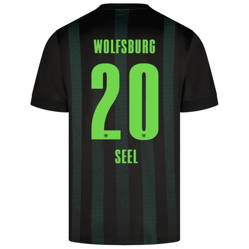 Kinder William Seel #20 Dunkelgrün Auswärtstrikot Trikot 2024/25 T-Shirt Schweiz