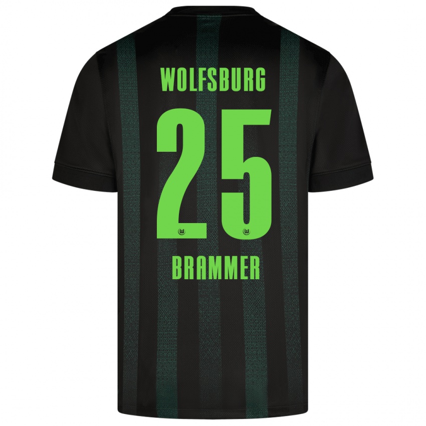 Kinder Ole Brammer #25 Dunkelgrün Auswärtstrikot Trikot 2024/25 T-Shirt Schweiz