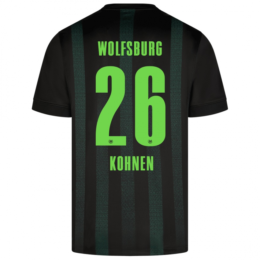 Kinder Ben Kohnen #26 Dunkelgrün Auswärtstrikot Trikot 2024/25 T-Shirt Schweiz