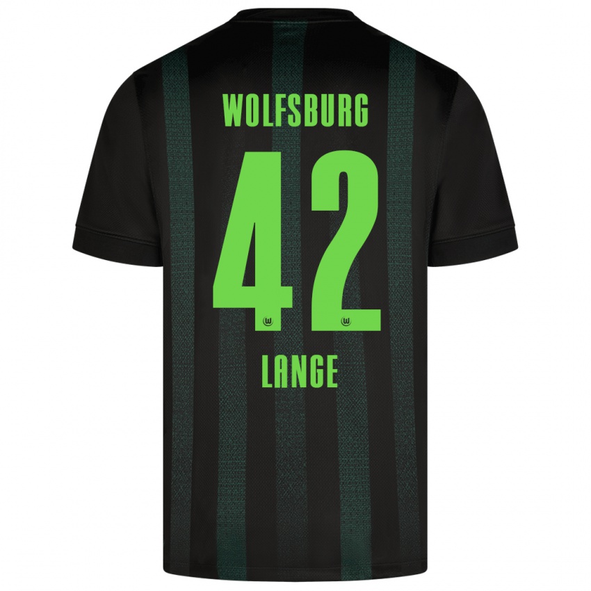 Kinder Felix Lange #42 Dunkelgrün Auswärtstrikot Trikot 2024/25 T-Shirt Schweiz