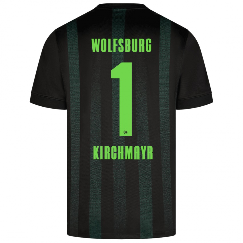 Kinder Juri Kirchmayr #1 Dunkelgrün Auswärtstrikot Trikot 2024/25 T-Shirt Schweiz