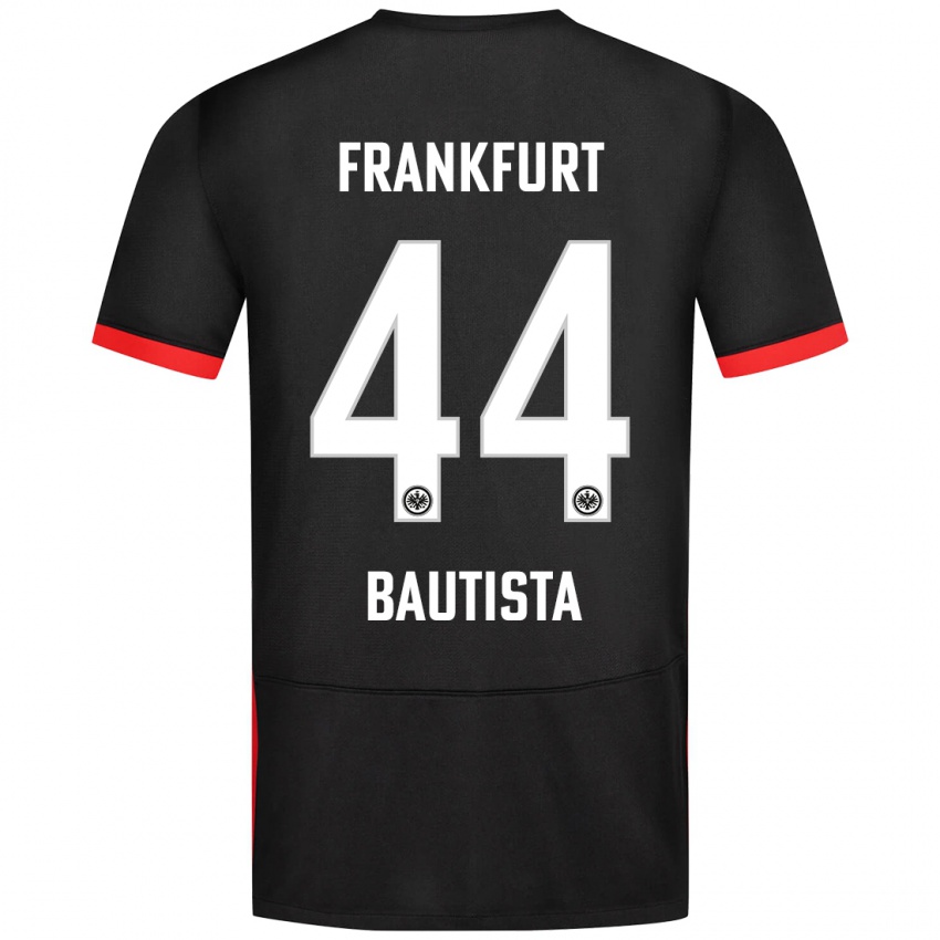 Kinder Davis Bautista #44 Schwarz Auswärtstrikot Trikot 2024/25 T-Shirt Schweiz