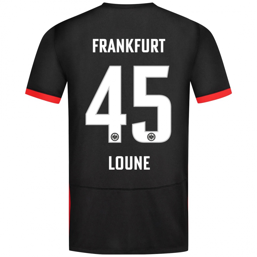 Kinder Mehdi Loune #45 Schwarz Auswärtstrikot Trikot 2024/25 T-Shirt Schweiz