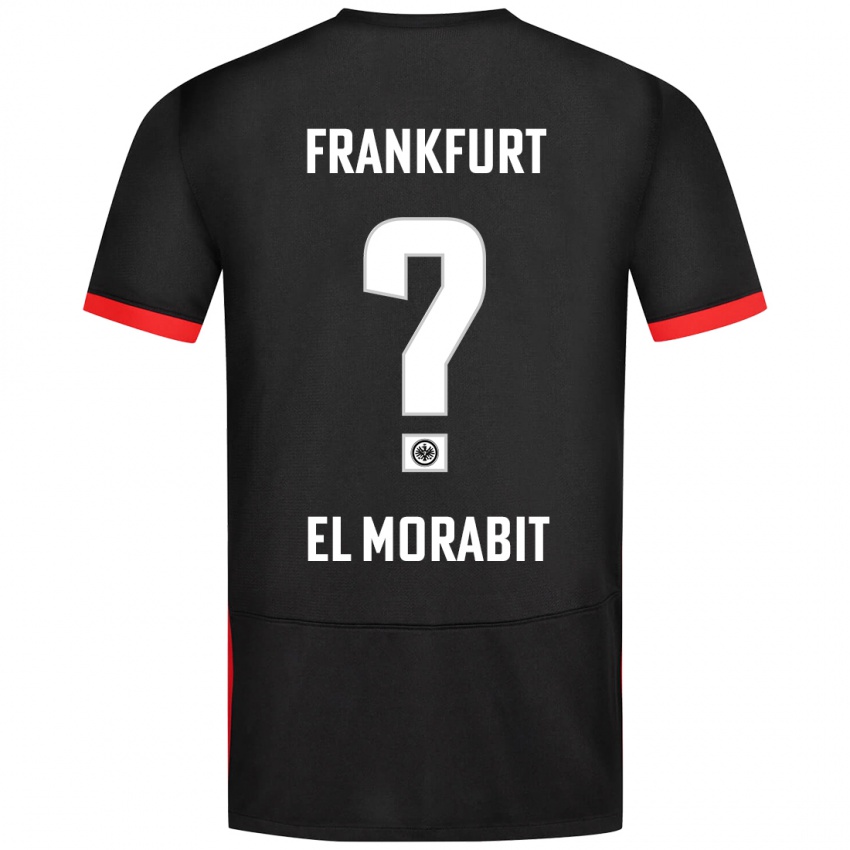 Kinder Anas El Morabit #0 Schwarz Auswärtstrikot Trikot 2024/25 T-Shirt Schweiz