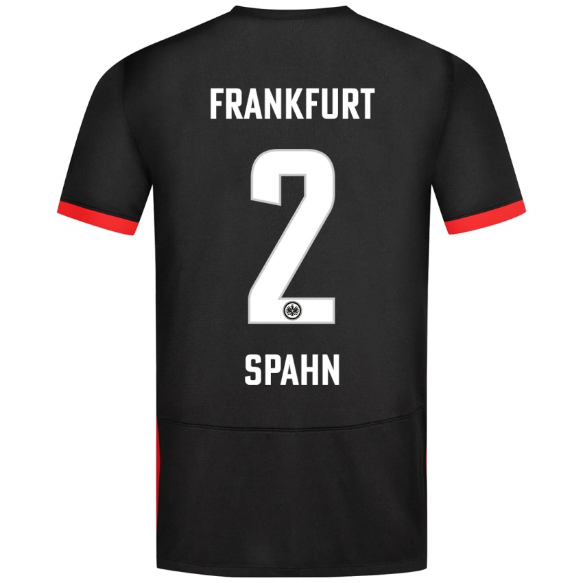 Kinder Maurice Spahn #2 Schwarz Auswärtstrikot Trikot 2024/25 T-Shirt Schweiz