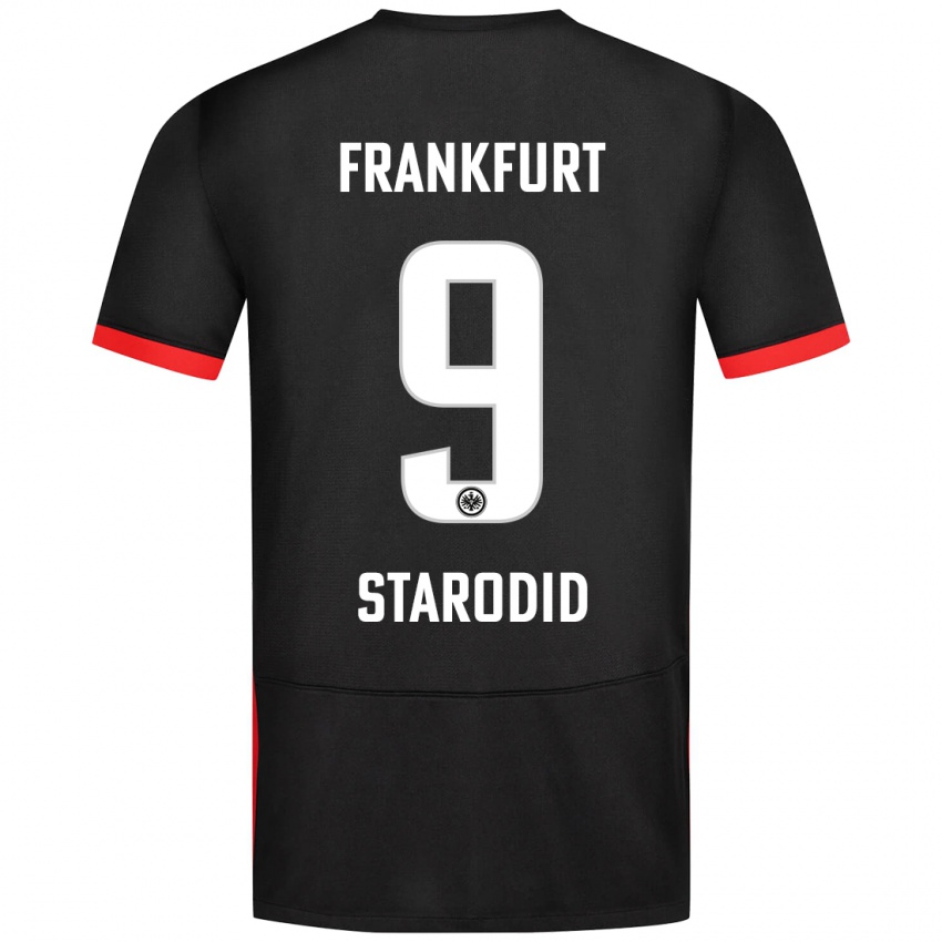 Kinder Daniel Starodid #9 Schwarz Auswärtstrikot Trikot 2024/25 T-Shirt Schweiz