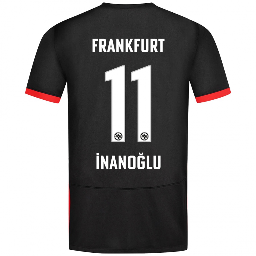 Kinder Kaan İnanoğlu #11 Schwarz Auswärtstrikot Trikot 2024/25 T-Shirt Schweiz