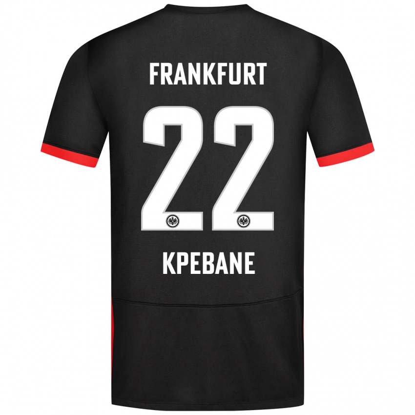 Kinder Tamiou Kpebane #22 Schwarz Auswärtstrikot Trikot 2024/25 T-Shirt Schweiz