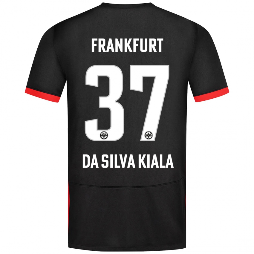 Kinder Joel Da Silva Kiala #37 Schwarz Auswärtstrikot Trikot 2024/25 T-Shirt Schweiz