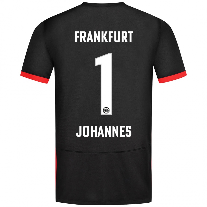 Kinder Stina Johannes #1 Schwarz Auswärtstrikot Trikot 2024/25 T-Shirt Schweiz