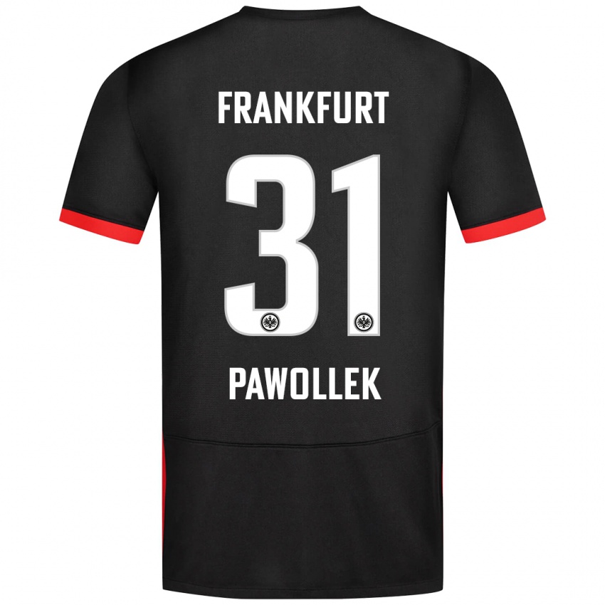 Kinder Tanja Pawollek #31 Schwarz Auswärtstrikot Trikot 2024/25 T-Shirt Schweiz