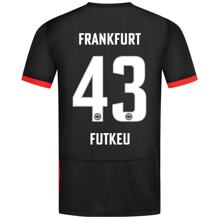 Kinder Noel Futkeu #43 Schwarz Auswärtstrikot Trikot 2024/25 T-Shirt Schweiz