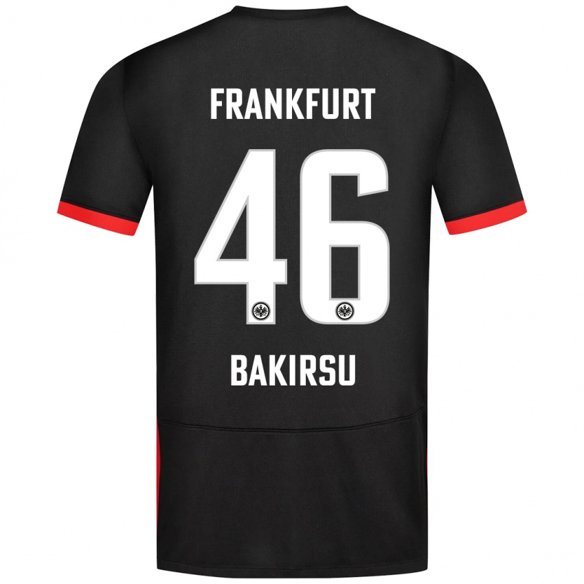 Kinder Hüseyin Bakirsu #46 Schwarz Auswärtstrikot Trikot 2024/25 T-Shirt Schweiz