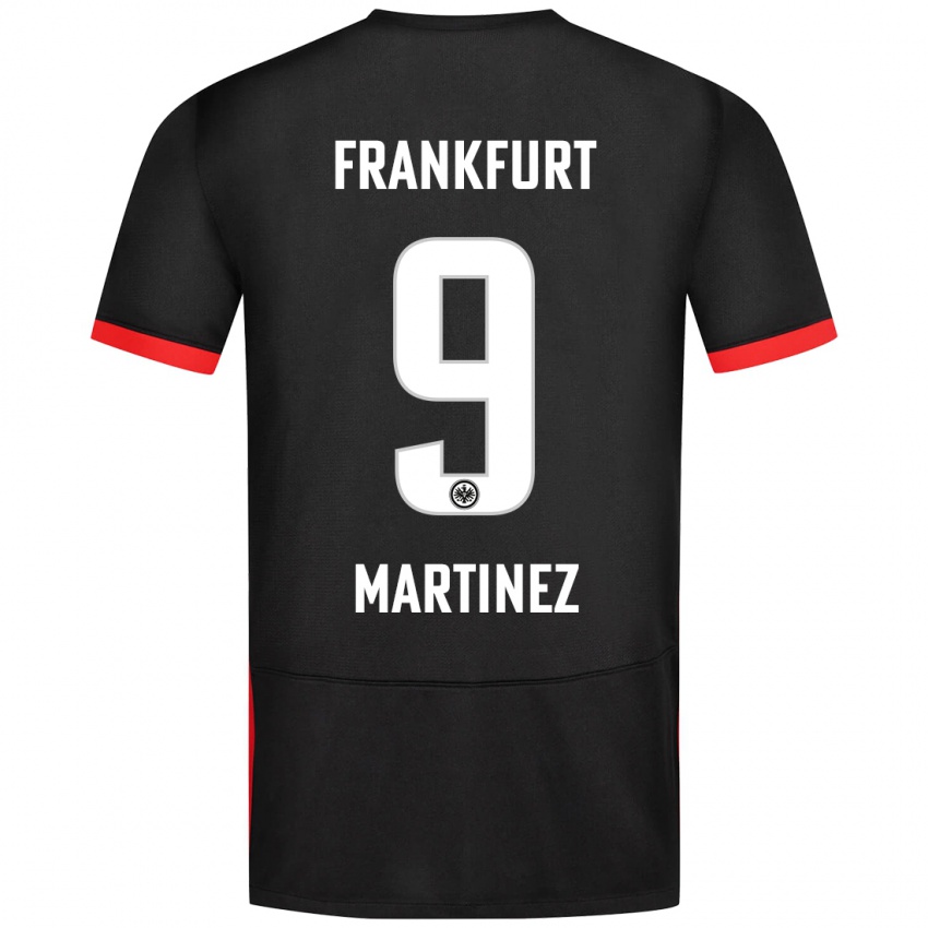 Kinder Shekiera Martínez #9 Schwarz Auswärtstrikot Trikot 2024/25 T-Shirt Schweiz