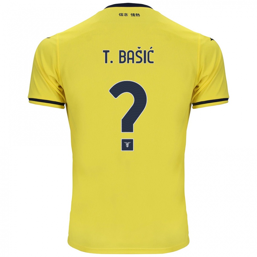 Enfant Maillot Toma Basic #0 Jaune Tenues Extérieur 2024/25 T-Shirt Suisse