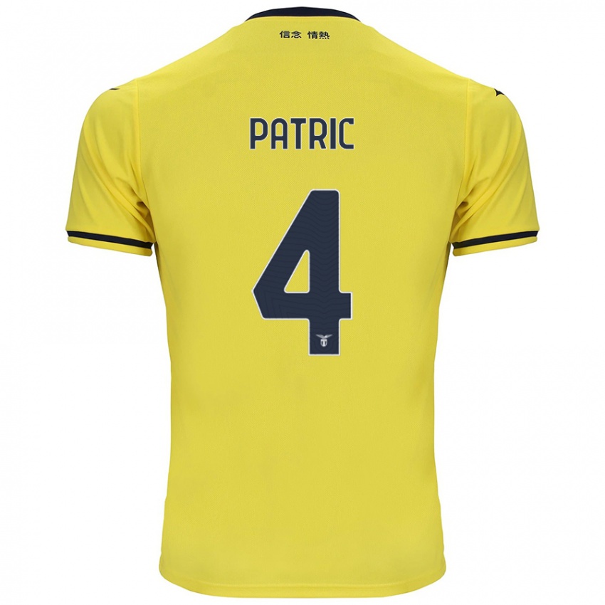 Kinder Patric #4 Gelb Auswärtstrikot Trikot 2024/25 T-Shirt Schweiz