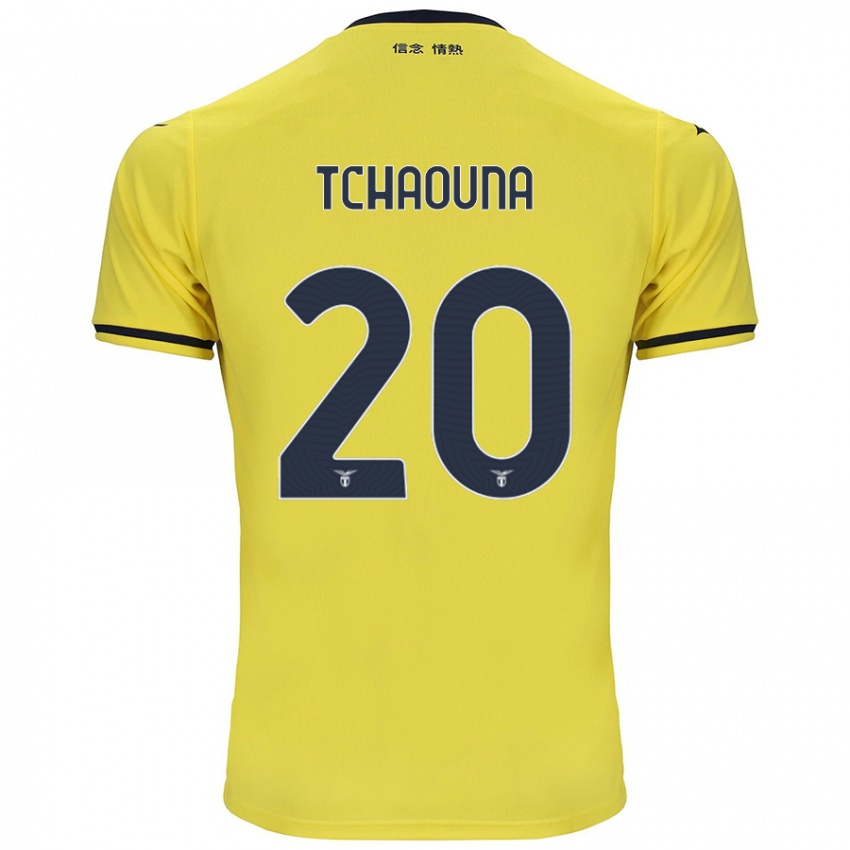 Kinder Loum Tchaouna #20 Gelb Auswärtstrikot Trikot 2024/25 T-Shirt Schweiz