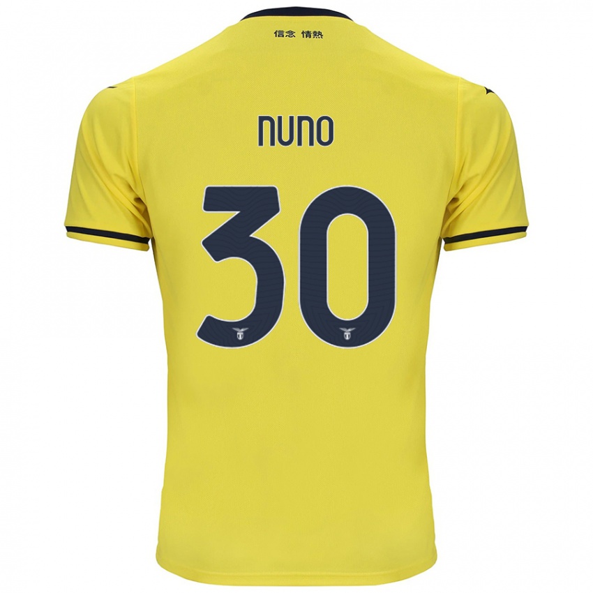 Enfant Maillot Nuno Tavares #30 Jaune Tenues Extérieur 2024/25 T-Shirt Suisse