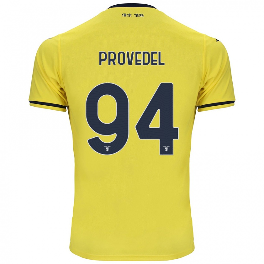 Enfant Maillot Ivan Provedel #94 Jaune Tenues Extérieur 2024/25 T-Shirt Suisse