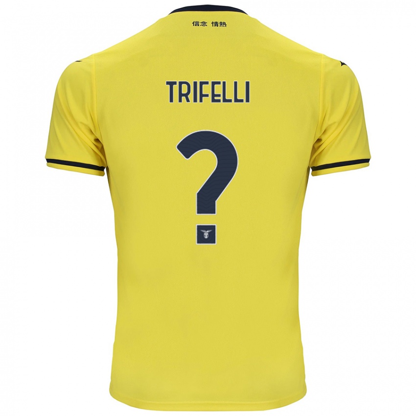 Enfant Maillot Cristiano Trifelli #0 Jaune Tenues Extérieur 2024/25 T-Shirt Suisse