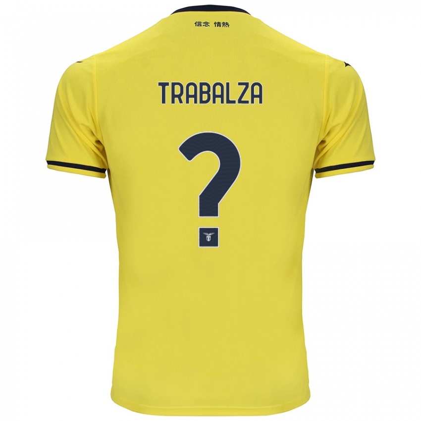 Enfant Maillot Alessandro Trabalza #0 Jaune Tenues Extérieur 2024/25 T-Shirt Suisse