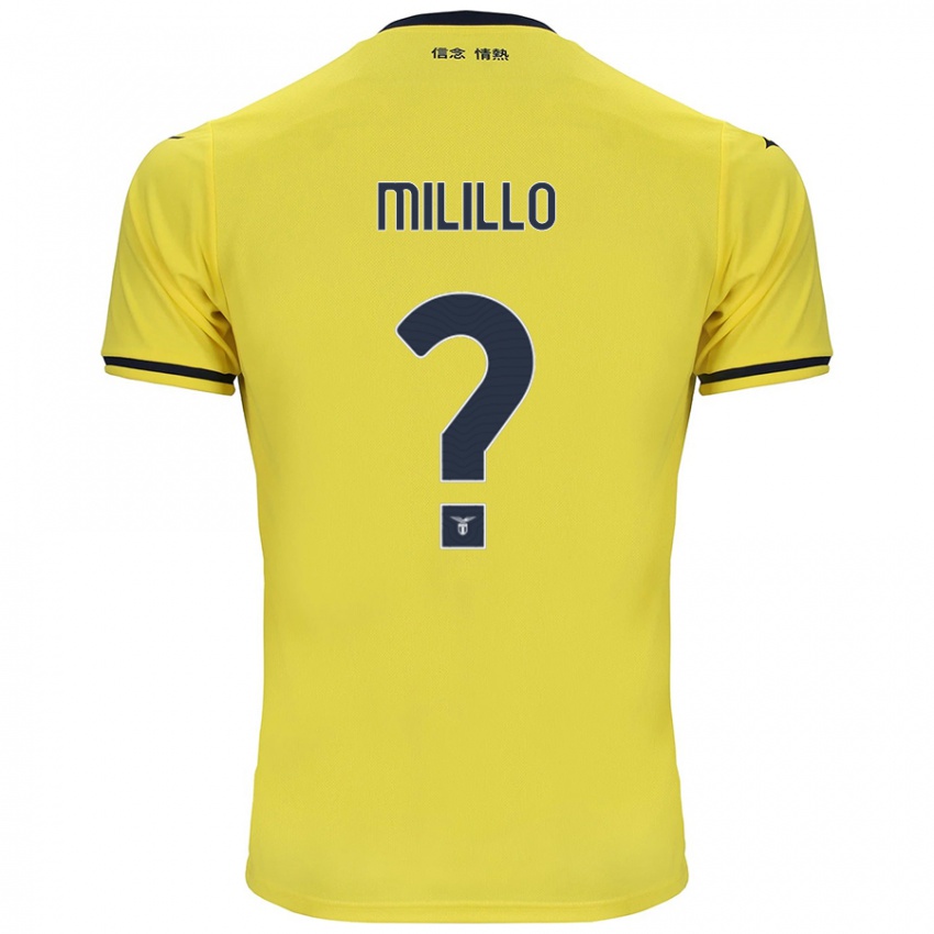 Kinder Flavio Milillo #0 Gelb Auswärtstrikot Trikot 2024/25 T-Shirt Schweiz