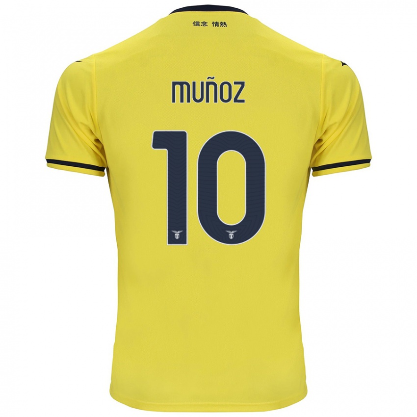 Enfant Maillot Cristo Muñoz #10 Jaune Tenues Extérieur 2024/25 T-Shirt Suisse