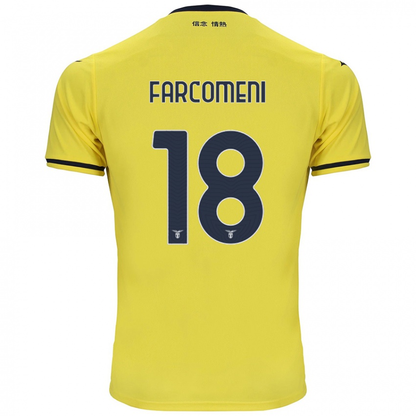 Enfant Maillot Valerio Farcomeni #18 Jaune Tenues Extérieur 2024/25 T-Shirt Suisse