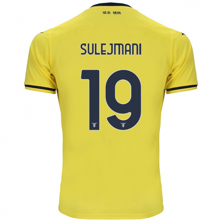 Kinder Flavio Sulejmani #19 Gelb Auswärtstrikot Trikot 2024/25 T-Shirt Schweiz