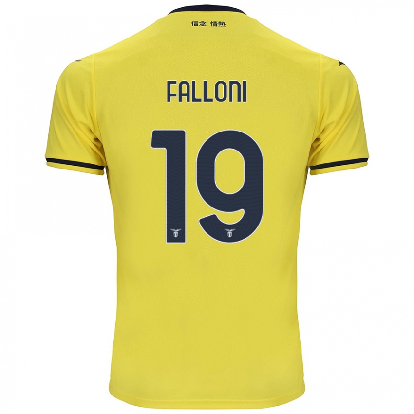 Enfant Maillot Ludovica Falloni #19 Jaune Tenues Extérieur 2024/25 T-Shirt Suisse