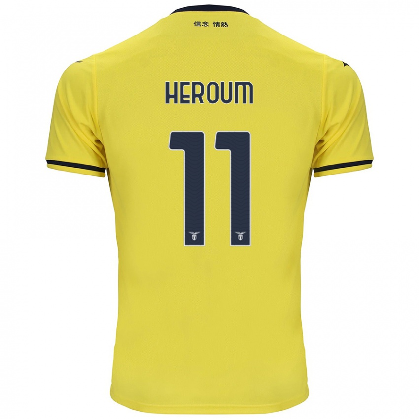 Enfant Maillot Nora Heroum #11 Jaune Tenues Extérieur 2024/25 T-Shirt Suisse