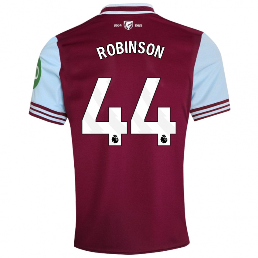 Homme Maillot Junior Robinson #44 Rouge Foncé Tenues Domicile 2024/25 T-Shirt Suisse