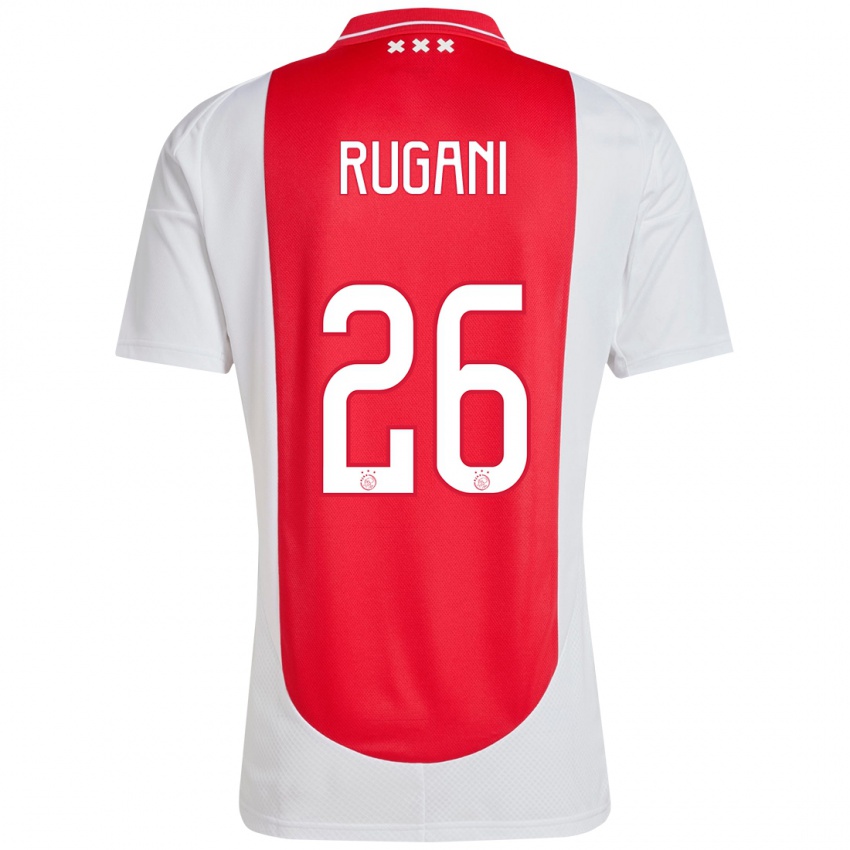 Herren Daniele Rugani #26 Rot Weiß Heimtrikot Trikot 2024/25 T-Shirt Schweiz