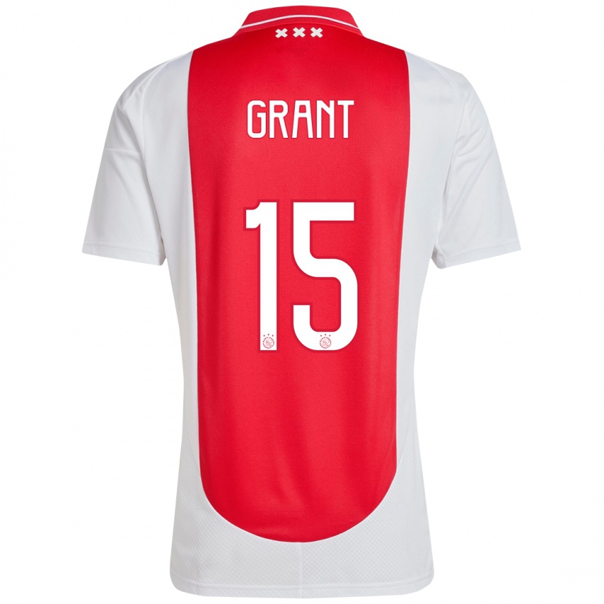 Herren Chasity Grant #15 Rot Weiß Heimtrikot Trikot 2024/25 T-Shirt Schweiz