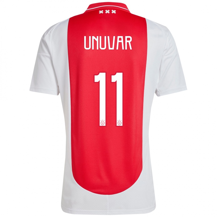 Herren Naci Unuvar #11 Rot Weiß Heimtrikot Trikot 2024/25 T-Shirt Schweiz