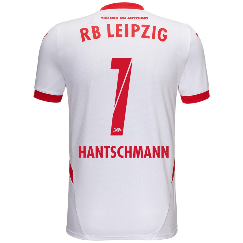 Herren Franz Hantschmann #1 Weiß Rot Heimtrikot Trikot 2024/25 T-Shirt Schweiz