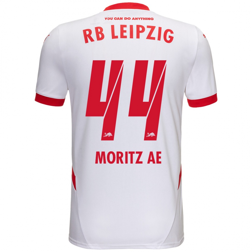 Herren Moritz Aé #44 Weiß Rot Heimtrikot Trikot 2024/25 T-Shirt Schweiz