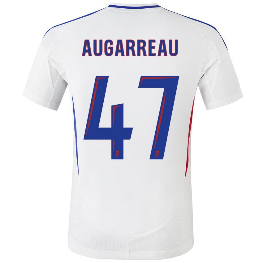 Herren Sofiane Augarreau #47 Weiß Blau Heimtrikot Trikot 2024/25 T-Shirt Schweiz