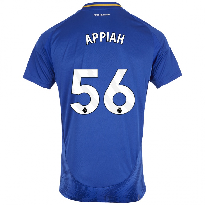 Herren Paul Appiah #56 Blau Weiß Heimtrikot Trikot 2024/25 T-Shirt Schweiz