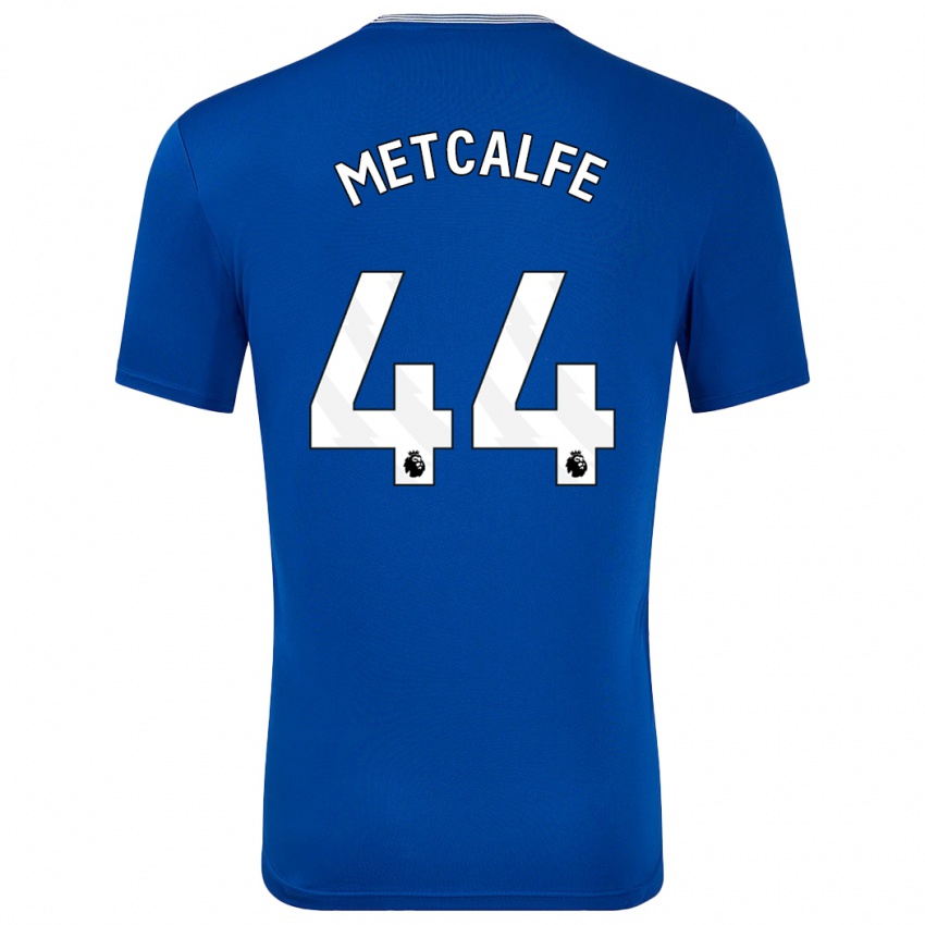 Homme Maillot Jenson Metcalfe #44 Bleu Avec Tenues Domicile 2024/25 T-Shirt Suisse