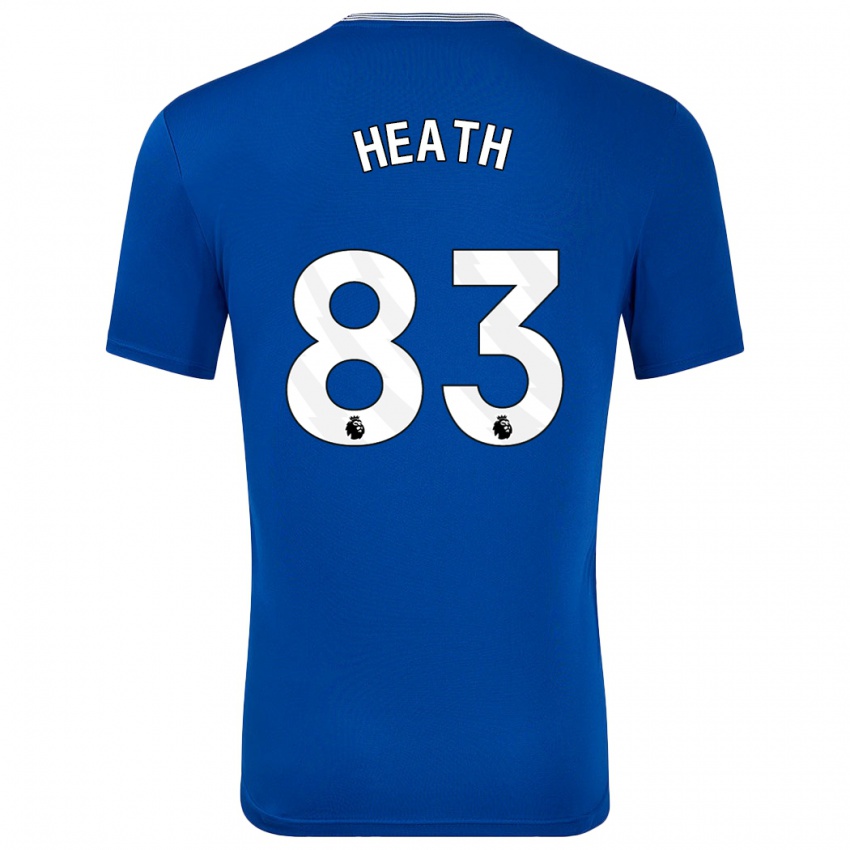 Homme Maillot Isaac Heath #83 Bleu Avec Tenues Domicile 2024/25 T-Shirt Suisse