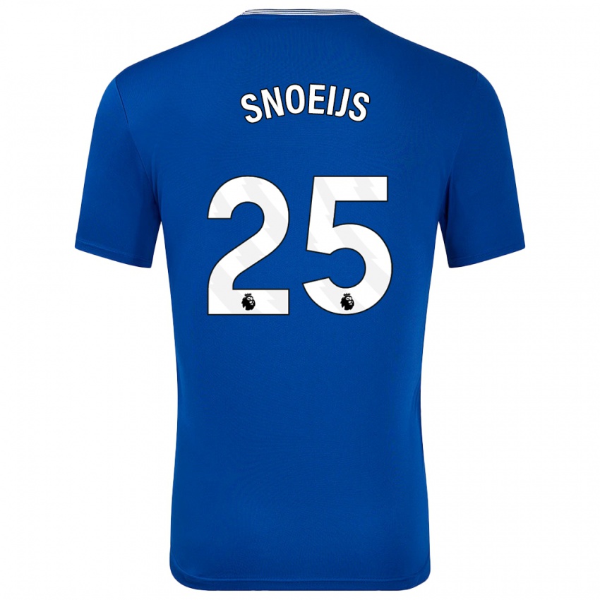 Homme Maillot Katja Snoeijs #25 Bleu Avec Tenues Domicile 2024/25 T-Shirt Suisse