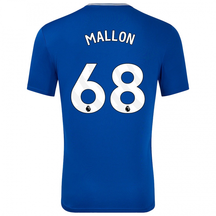 Homme Maillot Mathew Mallon #68 Bleu Avec Tenues Domicile 2024/25 T-Shirt Suisse