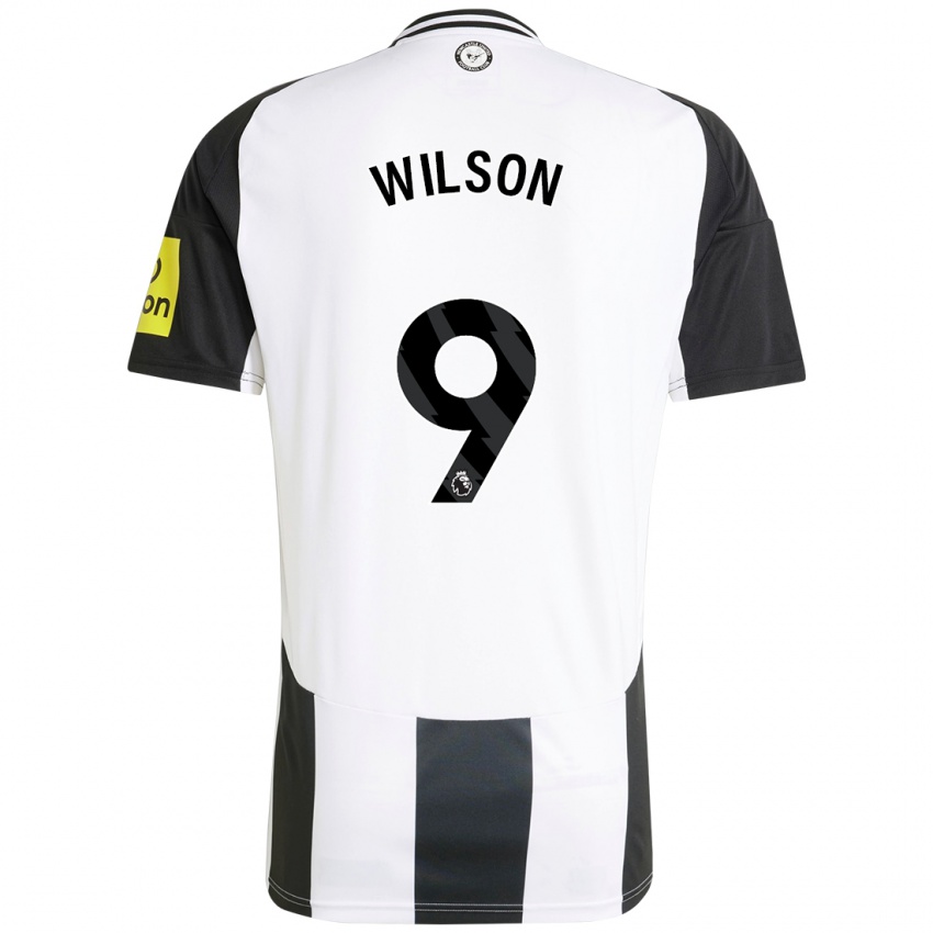 Homme Maillot Callum Wilson #9 Blanc Noir Tenues Domicile 2024/25 T-Shirt Suisse