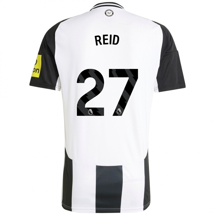 Homme Maillot Hannah Reid #27 Blanc Noir Tenues Domicile 2024/25 T-Shirt Suisse