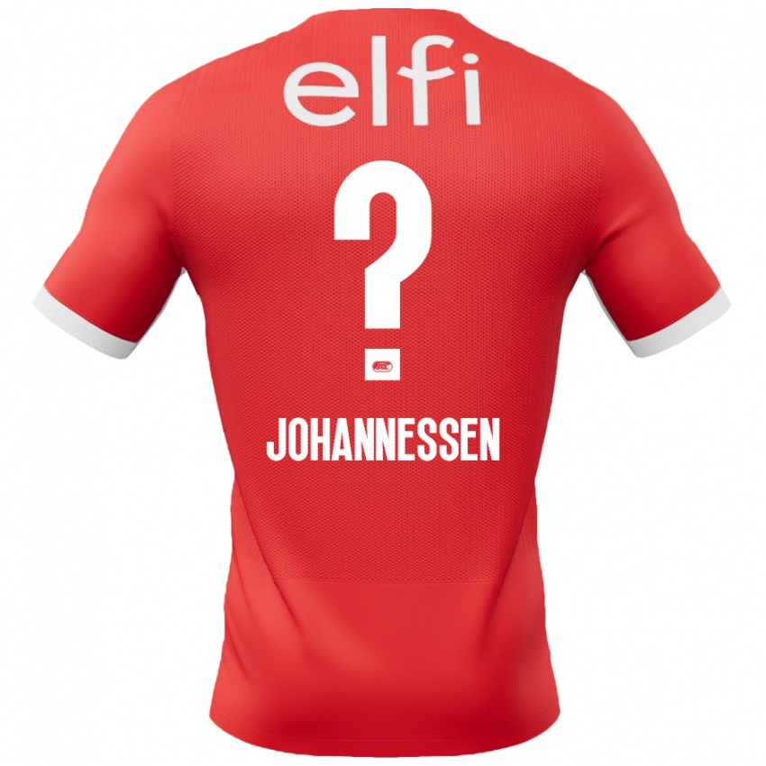 Herren Tómas Johannessen #0 Rot Weiß Heimtrikot Trikot 2024/25 T-Shirt Schweiz